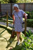 President Ruth with her putter